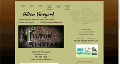 Desktop Screenshot of hiltonvineyard.com