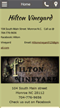 Mobile Screenshot of hiltonvineyard.com